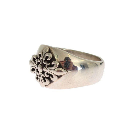 Nialaya Exquisite Silver Statement Ring for Men Ring Nialaya Light Gray