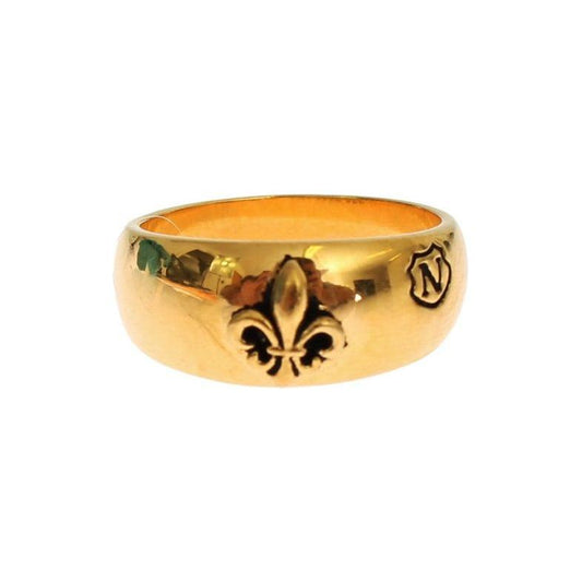 Nialaya Exclusive Gold-Plated Men's Ring Ring Nialaya Sandy Brown