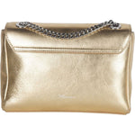 Blumarine Gold Leather Shoulder Women Bag B97.002-FBB-340