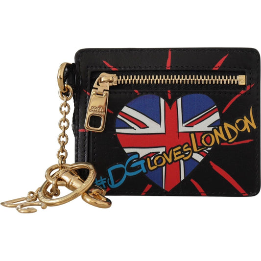 Dolce & Gabbana Elegant Leather Coin Wallet With Keyring Dolce & Gabbana Rosy Brown