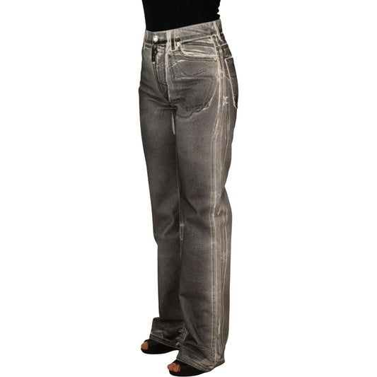 Dolce & Gabbana High Waist Grey Denim Elegance Dolce & Gabbana Dark Slate Gray