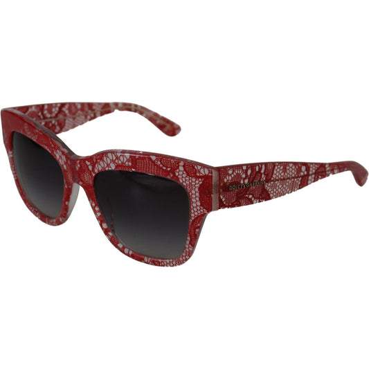 Dolce & Gabbana Chic Sicilian Lace Tinted Sunglasses Dolce & Gabbana Saddle Brown