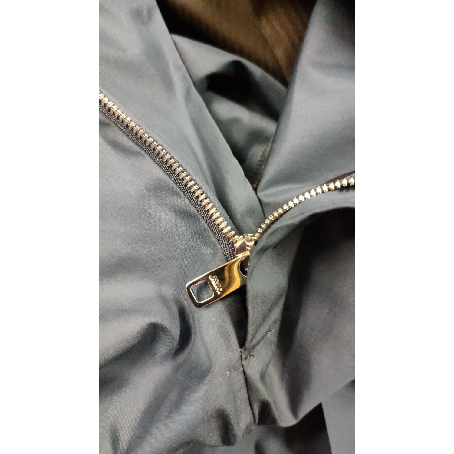 蓝色丝绸混纺优雅修身斜纹棉布裤