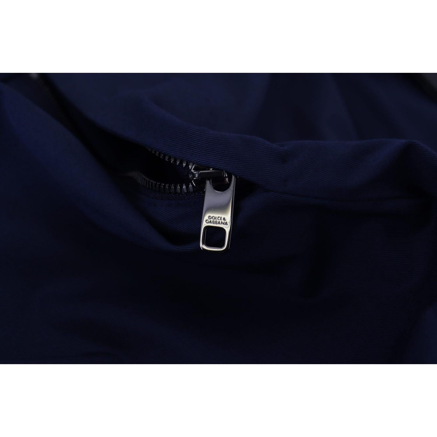 优雅蓝色斜纹布短裤 - 常规版型