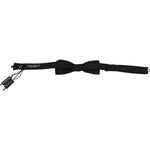 Dolce & Gabbana Elegant Silk Black Bow Tie for Men Dolce & Gabbana Black