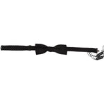 Dolce & Gabbana Elegant Silk Black Bow Tie for Men Dolce & Gabbana Black