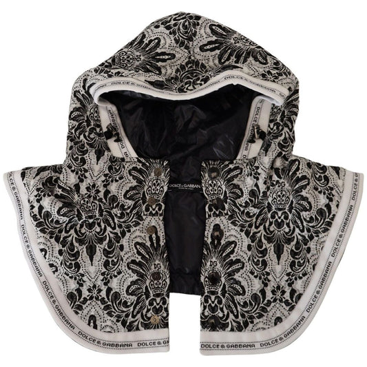 Dolce & Gabbana Elegant Floral Cotton Whole Head Wrap Hat Dolce & Gabbana Black