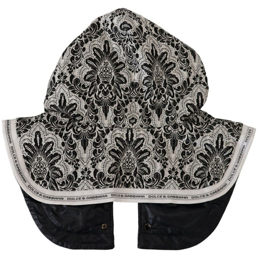 Dolce & Gabbana Elegant Floral Cotton Whole Head Wrap Hat Dolce & Gabbana Gray