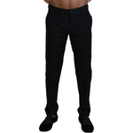 Dolce & Gabbana Elegant Black Cotton Trousers Dolce & Gabbana Black