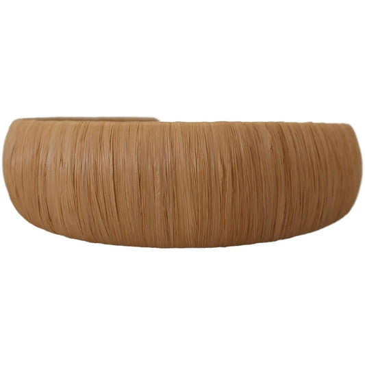 Dolce & Gabbana Exquisite Beige Viscose Diadem Headband Dolce & Gabbana Sienna