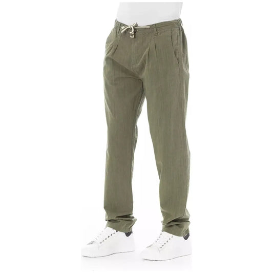 Baldinini Trend Army Cotton Men Chino Trousers BATR-23136-IT50 | L-FBB-319