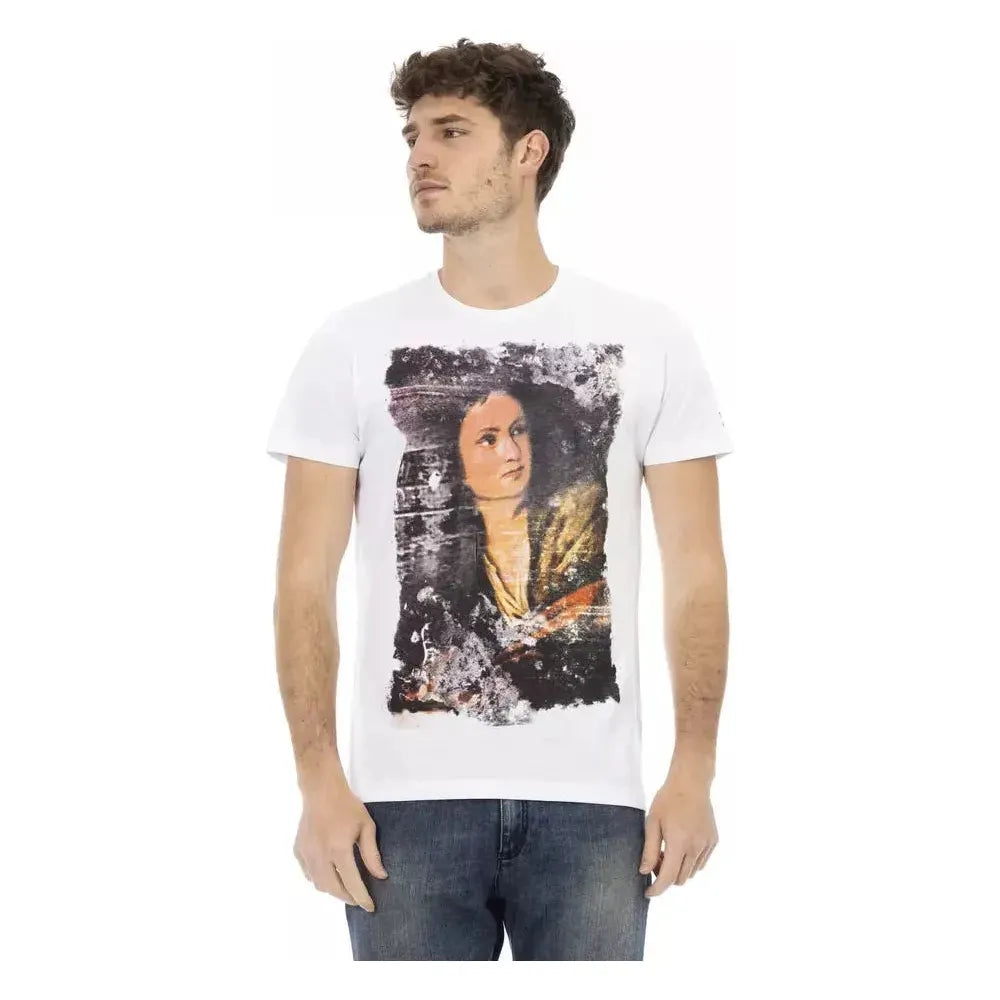 Trussardi Action White Cotton Men's T-Shirt