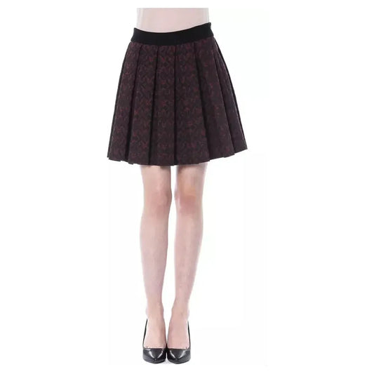 BYBLOS Brown Cotton Women Skirt WOMAN SKIRTS BYBLOS Dark Slate Gray