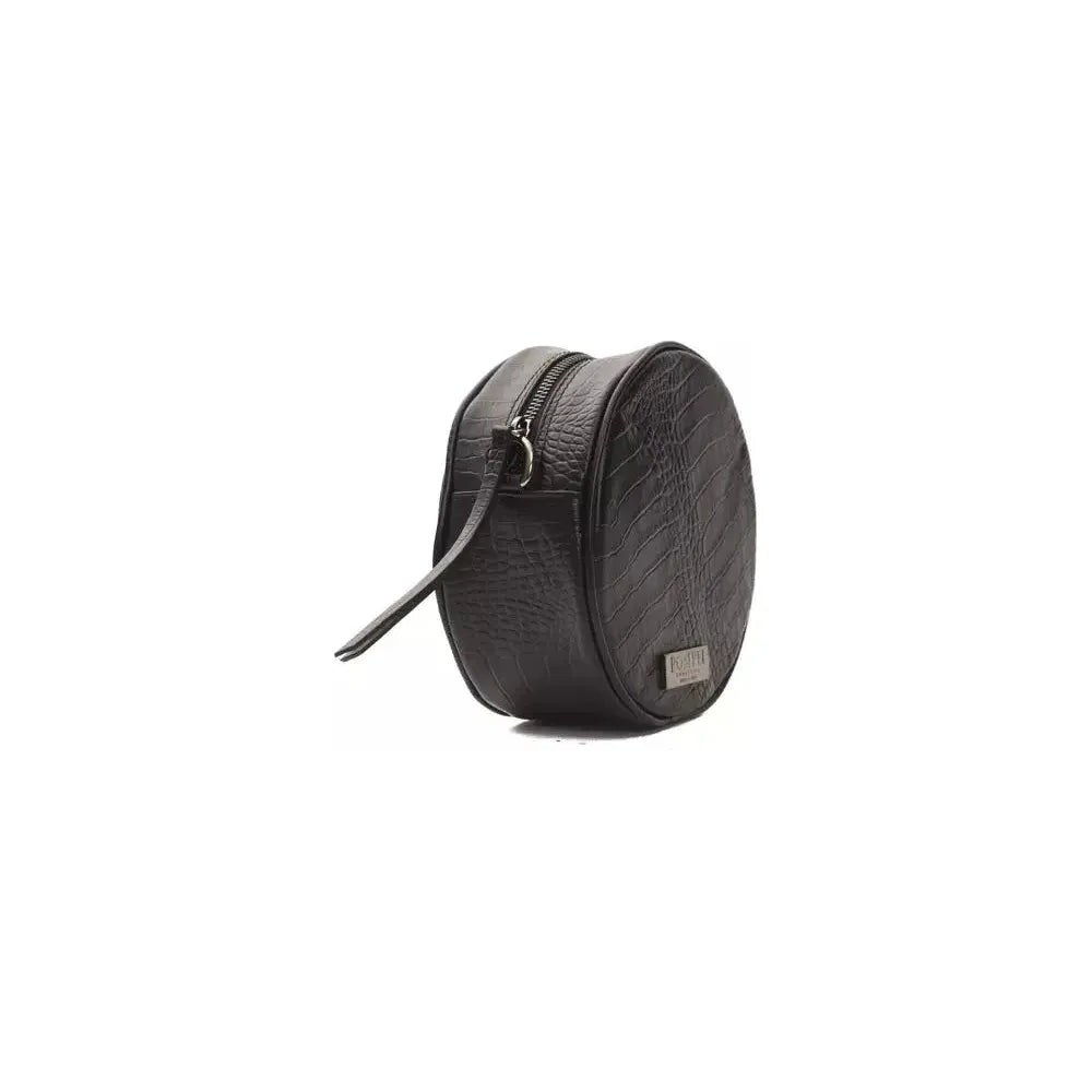 优雅的皮革椭圆形斜挎包完美