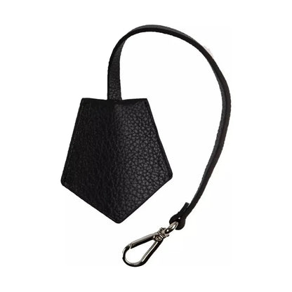 Neil Barrett Black Leather Men's Keychain