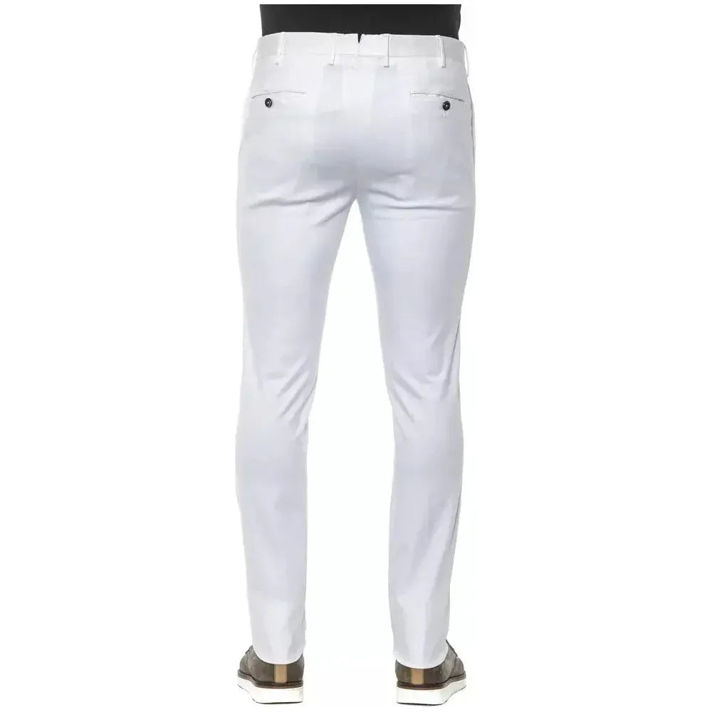 PT Torino White Cotton Men Trouser PT-20160-IT54 | XXL