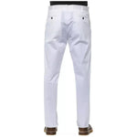 PT Torino White Cotton Men Trousers PT-20164-IT56 | 3XL
