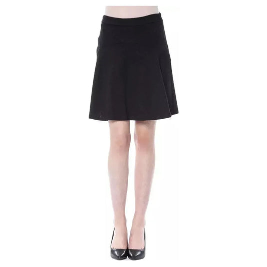 BYBLOS Black Polyester Women Skirt BY-17682-IT42|M