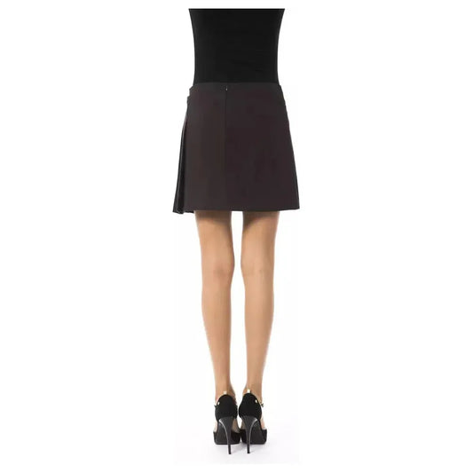 BYBLOS Brown Polyester Women Skirt WOMAN SKIRTS BYBLOS Dark Slate Gray