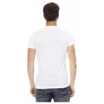 Trussardi Action White Cotton Men T-Shirt TR-22671-XL