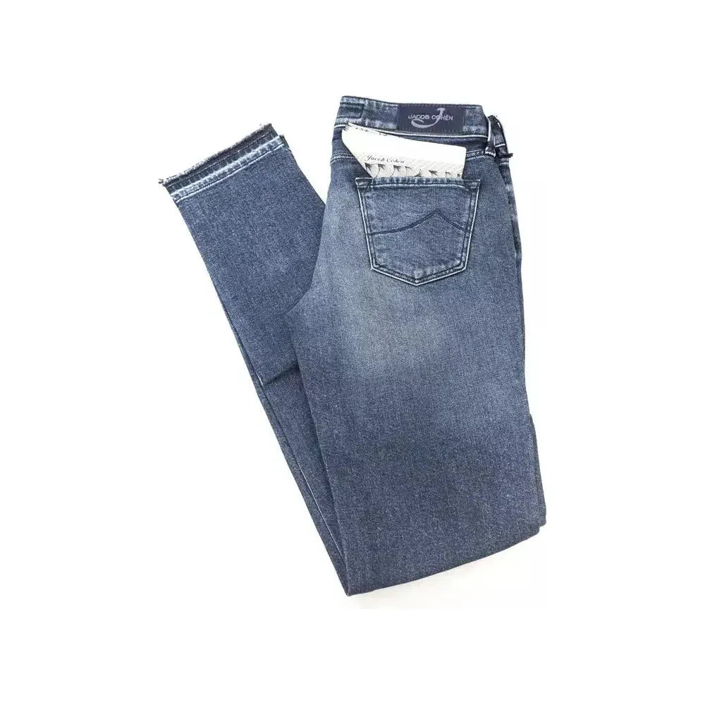 Jacob Cohen Blue Cotton Women Jeans JA-22264-W29