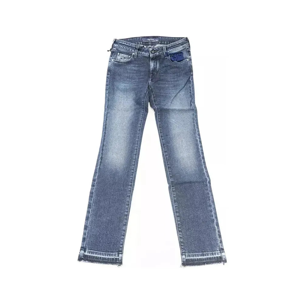 Jacob Cohen Blue Cotton Women Jeans JA-22264-W29