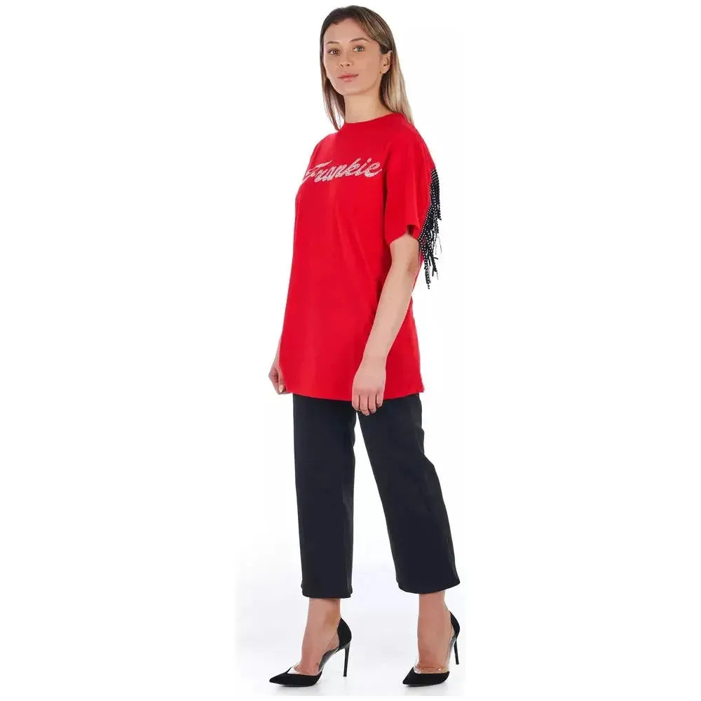 Frankie Morello Black Cotton Pant