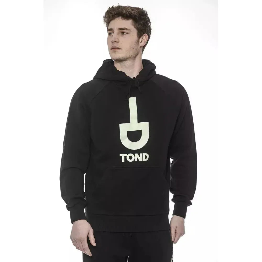 Tond Black Cotton Men Sweater