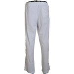 John Galliano White Cotton Logo Loose Men Pants PAN74145 - 46