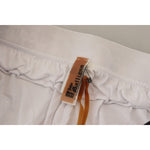 John Galliano White Cotton Logo Loose Men Pants PAN74145 - 46
