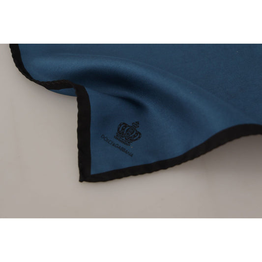 Dolce & Gabbana Elegant Silk Men's Square Scarf Dolce & Gabbana Dark Slate Gray