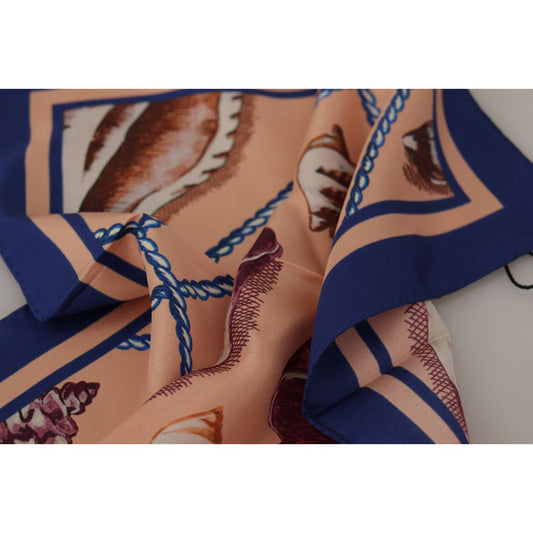 Dolce & Gabbana Elegant Multicolor Silk Men's Scarf Dolce & Gabbana Dim Gray