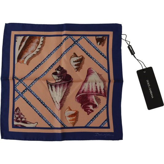 Dolce & Gabbana Elegant Multicolor Silk Men's Scarf Dolce & Gabbana Dim Gray