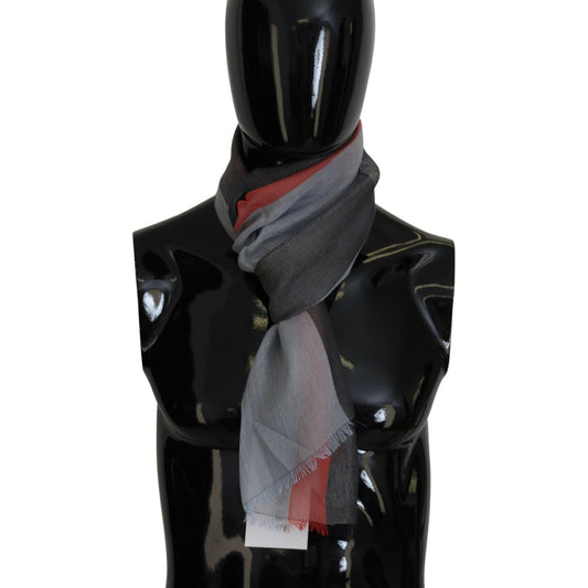 Costume National Multicolor Cotton Men's Luxury Scarf Costume National Black