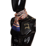 Dolce & Gabbana Elegant Silk Men's Scarf Wrap Dolce & Gabbana Black