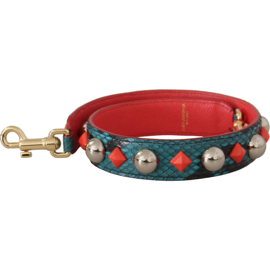 Dolce & Gabbana Emerald Green Leather Shoulder Strap Dolce & Gabbana Sienna