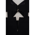 Dolce & Gabbana Elegant Black Midi Sheath Dress Dolce & Gabbana Black