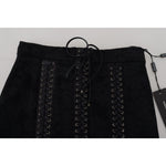Dolce & Gabbana Elegant Black High-Waist Silk-Lined Skirt Dolce & Gabbana Black