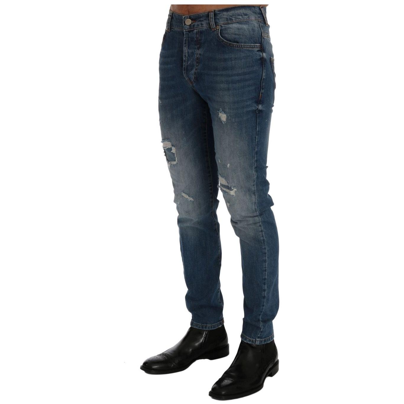 Svelte Italian Denim - 修身蓝色牛仔裤