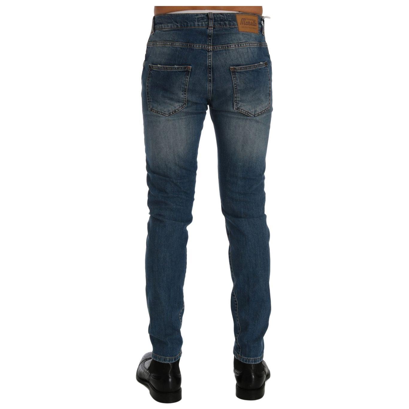 Svelte Italian Denim - 修身蓝色牛仔裤