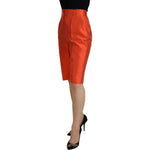 Dolce & Gabbana Elegant Silk High-Waist Cropped Pants Dolce & Gabbana Sienna