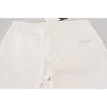 Dolce & Gabbana White Floral Embroidery Skinny Denim Jeans PAN74207- 42