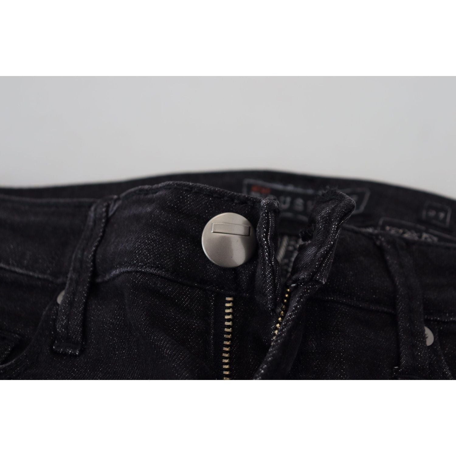 时尚低腰设计师款紧身牛仔裤