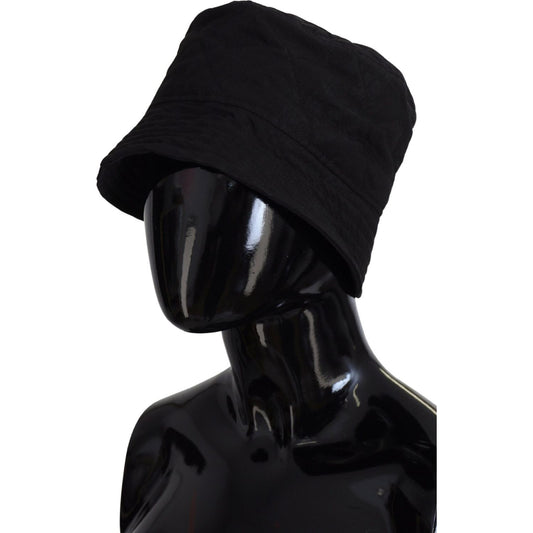 Dolce & Gabbana Elegant Black Bucket Cap Dolce & Gabbana Black