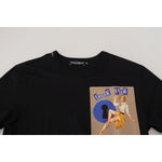 Dolce & Gabbana Chic Black Cotton Tee for the Modern Man Dolce & Gabbana Gray