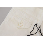 Dolce & Gabbana White Cotton Skinny Chino Pants PAN74810-54