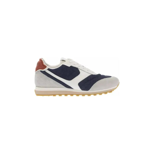 Pantofola D'Oro Multicolored Lace-Up Sneaker with Rubber Sole Pantofola D'Oro Gray