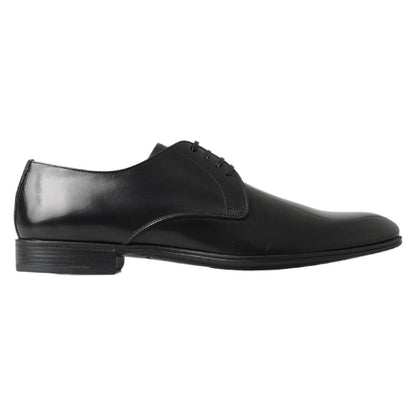 Dolce & Gabbana Black Derby Formal Dress Shoes