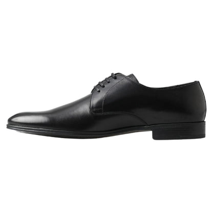 Dolce & Gabbana Black Derby Formal Dress Shoes