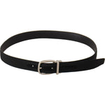 Dolce & Gabbana Elegant Engraved Buckle Leather Belt Dolce & Gabbana Black